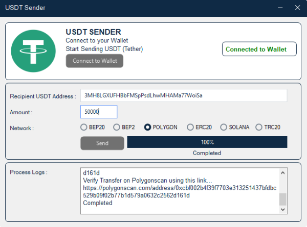 fake usdt transfer generator