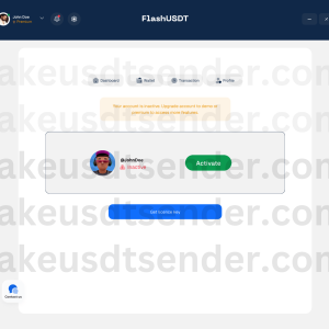 Flash USDT Sender Software - License Key Dashboard